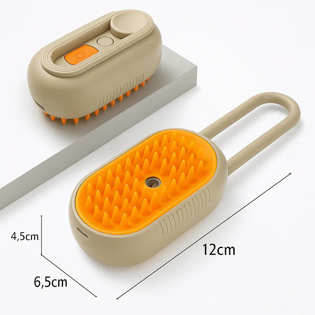 Cepillo de vapor para perros