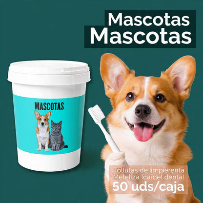 Dedales Dentales Premium para Perros y Gatos | Limpieza Bucal y Cuidado del Aliento