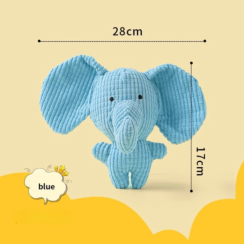 Plush Companion Sleeping Duck Dog Toys for Small Large Dogs Bite Resistant Teeth Grinding Sound Relief Duck Sound Toy