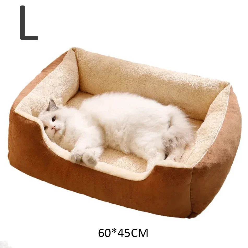 Cesta Cama para Gatos Felpa Suave y Cómoda | Hey Mira Pets