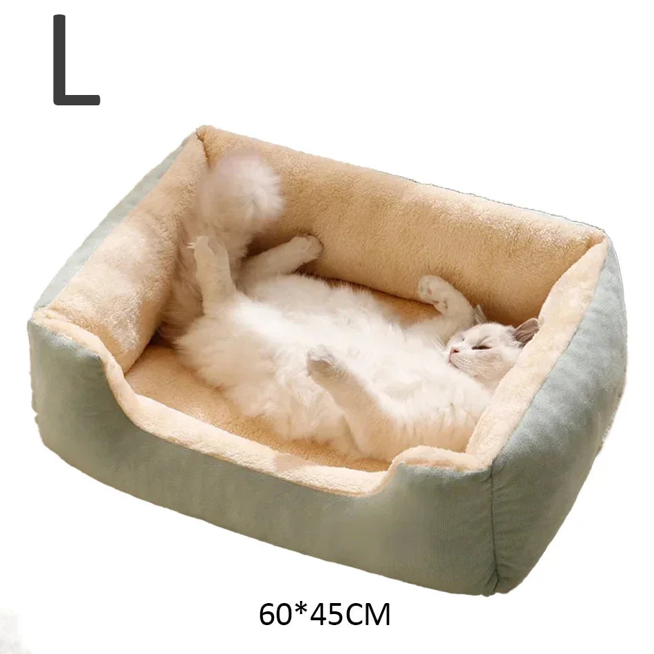 Cesta Cama para Gatos Felpa Suave y Cómoda | Hey Mira Pets