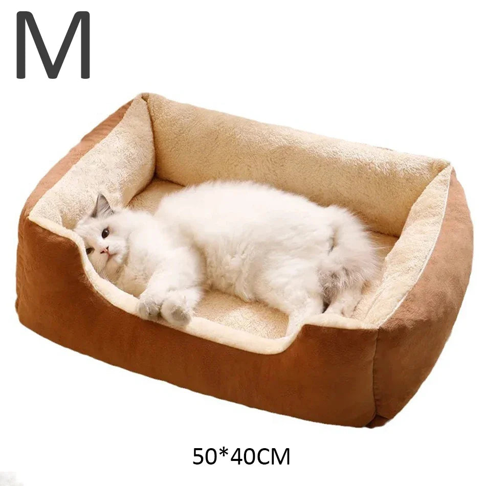 Cesta Cama para Gatos Felpa Suave y Cómoda | Hey Mira Pets