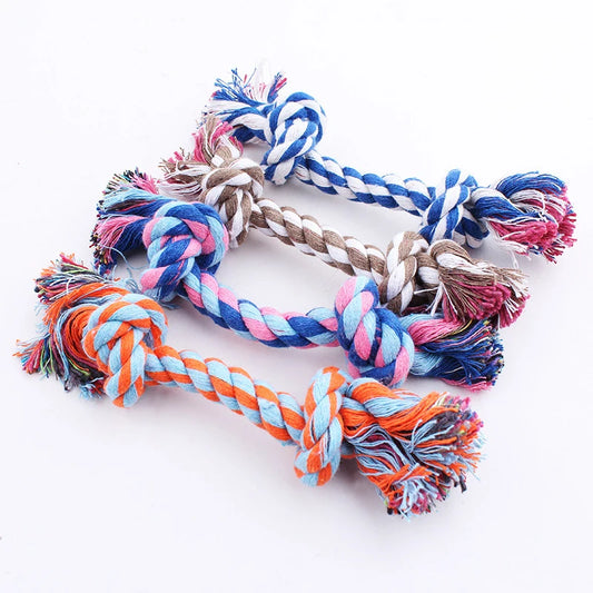 Juguete Premium de Cuerda con Doble Nudo para Perros y Gatos