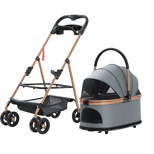 Carrito para Mascotas 3 en 1 Premium