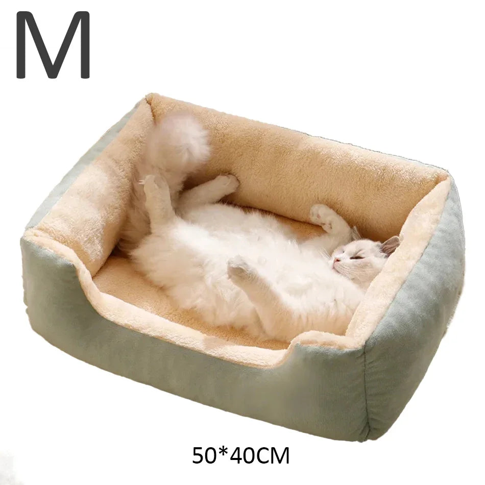 Cesta Cama para Gatos Felpa Suave y Cómoda | Hey Mira Pets