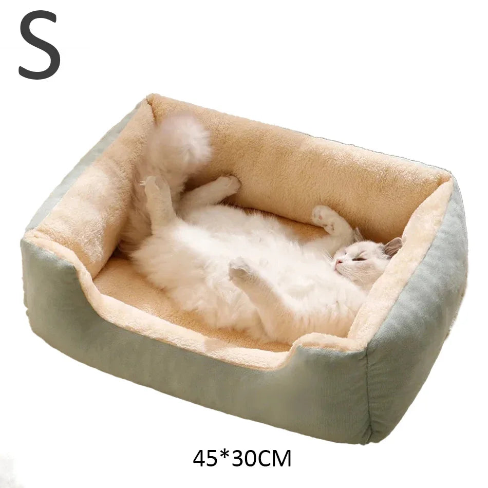 Cesta Cama para Gatos Felpa Suave y Cómoda | Hey Mira Pets