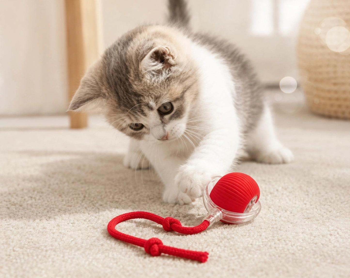 Pelota de Caza Electrónica para Gatos