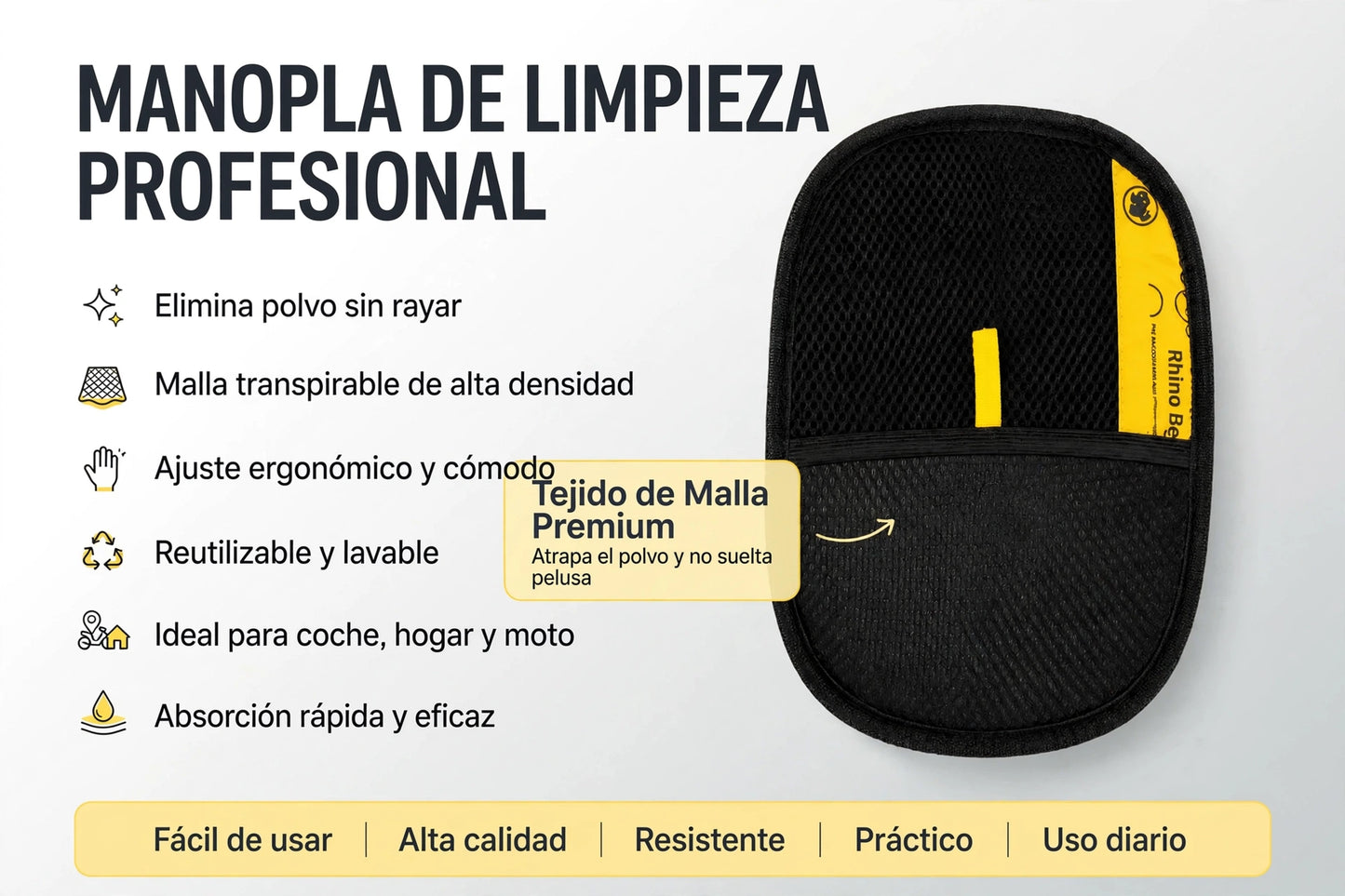 Guantes depilatorios