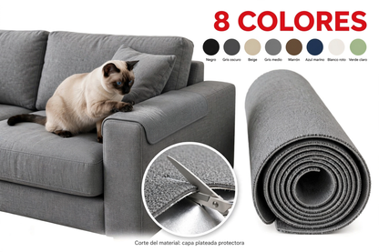 Alfombra Rascadora Autoadhesiva para Gatos | Protector para Sofás y Muebles