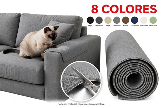 Alfombra Rascadora Autoadhesiva para Gatos | Protector para Sofás y Muebles